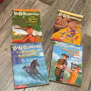 Scholastic A-Z Mysteries Colorful Book Collection